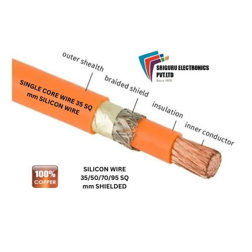 Single Core Silicon Wire Shielded - Application: Industrial