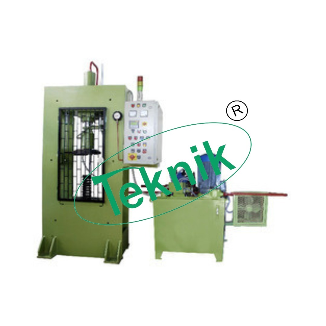 Spring Testing Machine - 50 Tons Capacity | Manual Operation For Tension And Compression Spring Testing