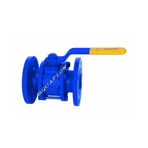 Cast Iron 3 Piece Design Flanged Ball Valve