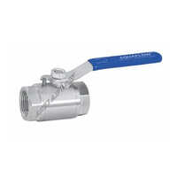 Ss Barstock Screwed Ball Valve - Cast Iron , 150 Psi Pressure Rating, 0 To 90 Degree Celsius Temperature Range, Customizable Paint Coating, Industrial Use