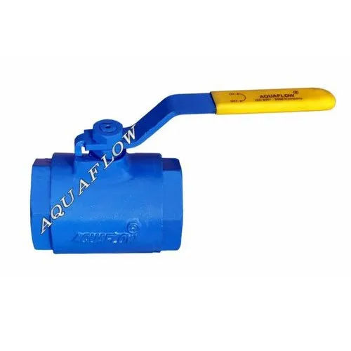 Cast Iron Single Piece Screwed Ball Valve - Color: Any Color