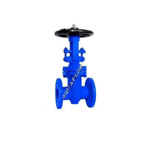 Cast Steel Flanged Gate Valve - Color: Blue