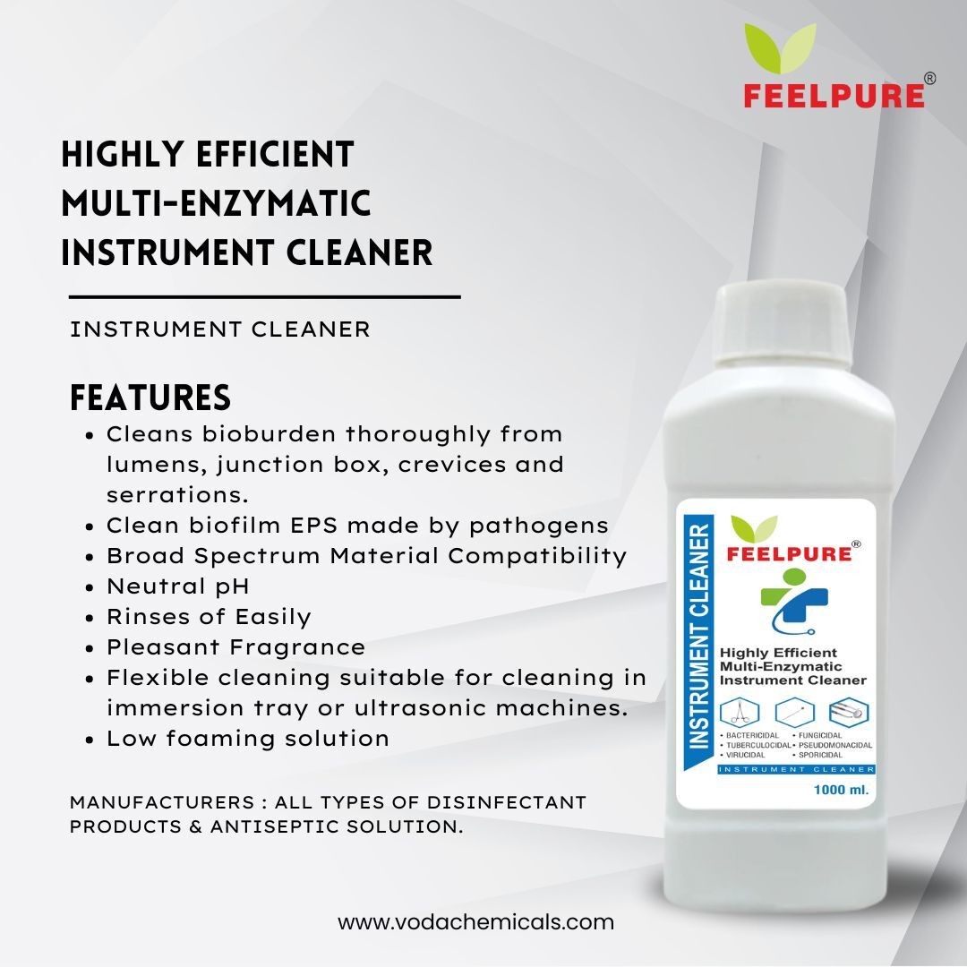 Multi Enzymatic Instrument Cleaner Highly Efficient 500ml