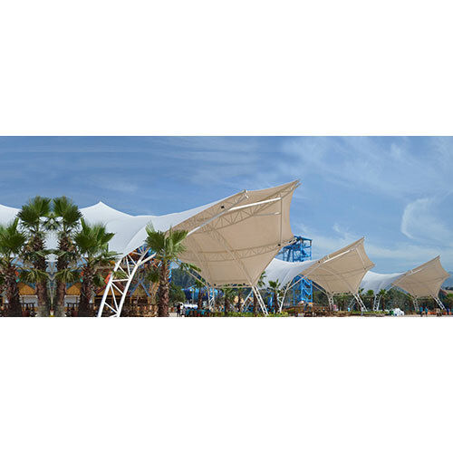 Tensile Fabric Structure - Color: White