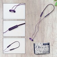 Bluetooth Headphone Neckband Sweat Resistant, Magnetic Earbuds