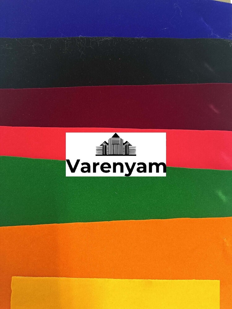 Non Woven Velvet Fabrics - 150 GSM Flocked Texture, Washable with Fast Colors | Ideal for Shoes, Sofa, Upholstery, Wedding, and Luggage