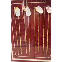 Ladies Gold Mangalsutra Chain - Color: Golden