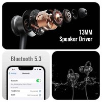 Magnetic ON- OFF Earbuds Neckband Bluetooth
