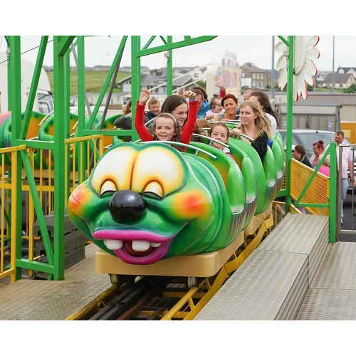 Roller Coaster Amusement Ride - Material: Metal