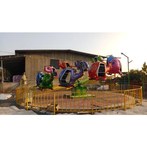 Children's Fiber Reinforced Plastic (FRP) and Mmild Steel Helicopter Amusement Ride