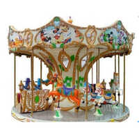 Four Seater Human Gyroscope - Metal, 10x10x10 Feet | Electric-powered Amusement Ride For All Ages, Maximum Capacity Of 6 Passengers