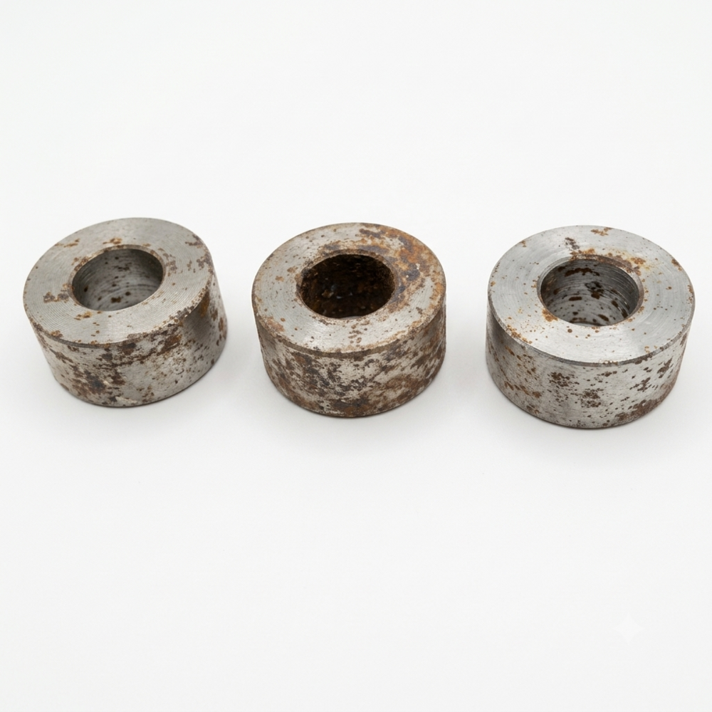 Industrial Roller - Mild Steel, Flanged Design, Available in Various Sizes | Rigid Hardness, Corrosion Resistant, Polished Finish