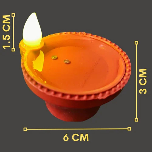 Brown Flameless And Smokeless LED Water Sensor
