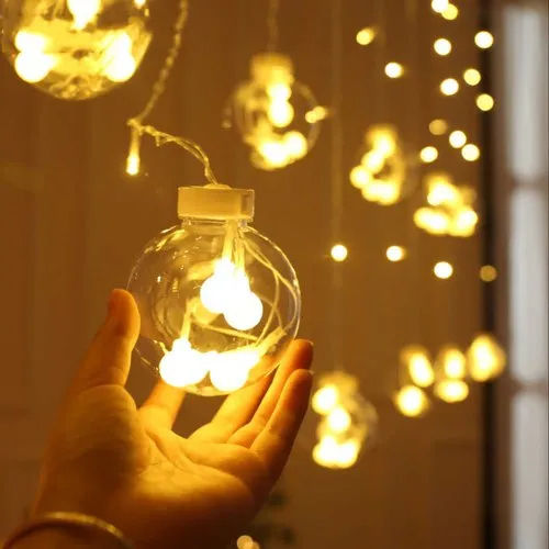 10 Feet Diwali Bulb Ball - Color: Transparent