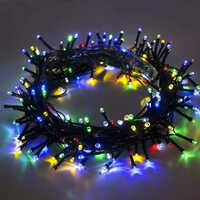 Party Decorative Multi Color Lights - Pvc Material, 10m Length, Multi Color, Led Lighting | Versatile For Indoor & Outdoor Use, Plain Pattern