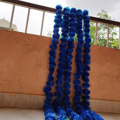 Blue Flower Garland