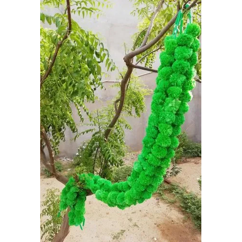 Green Genda Phool Garland