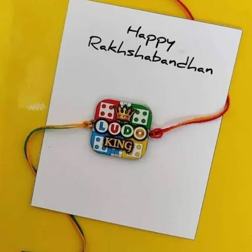 Ludo King Fancy MDF Rakhi
