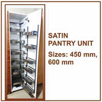 Satin Pantry Unit - Color: Silver