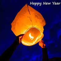 Premium Sky Lantern - Color: Yellw