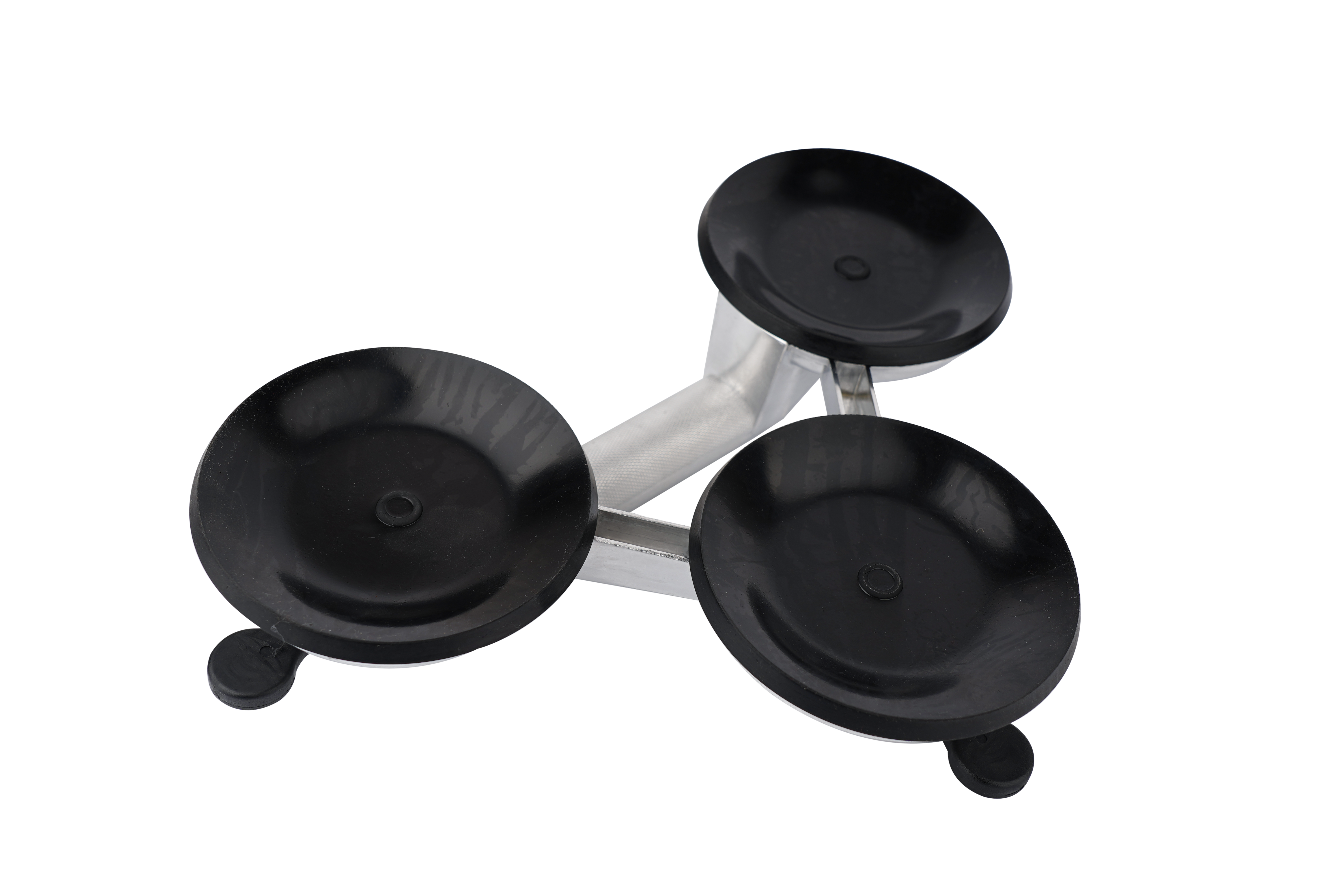 Facile Glass & Tile Heavy-duty Triple Suction Cup - Color: Silver