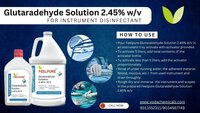 Glutaraldehyde Solution 2.45% Instrument Disinfectant 1 Liter