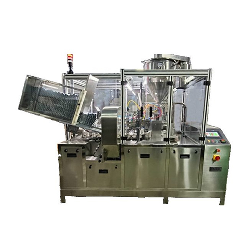 Single Head Comby Tube Filling Machine With Cabinet
