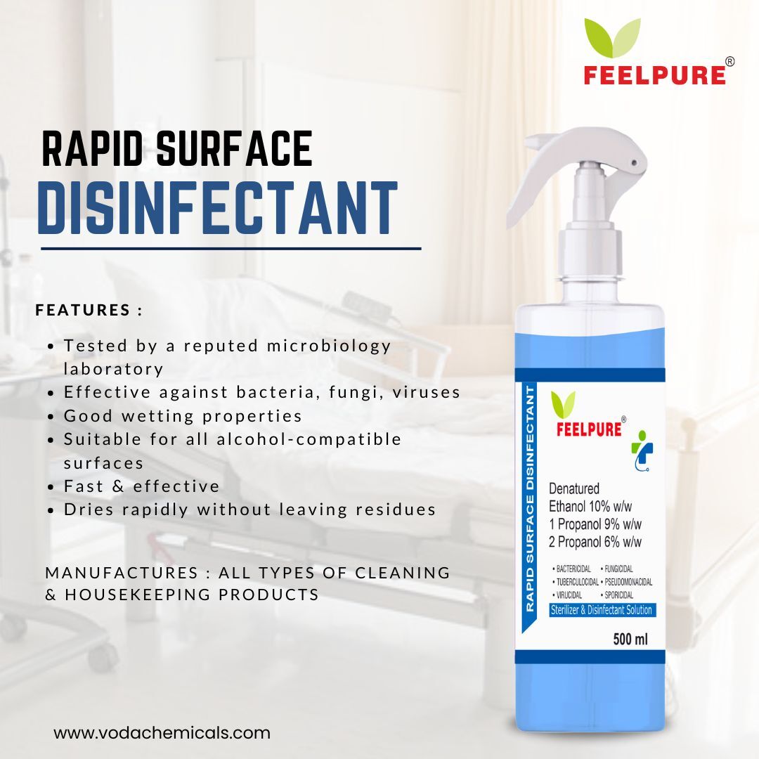Rapid Surface Disinfectant 250 ml for Surface Environment or Fogging