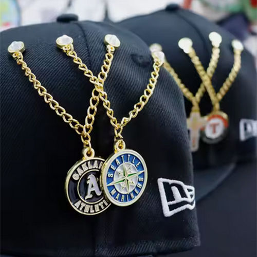 Customized Logo Design Metal Hat Chain Pins - Gender: Men