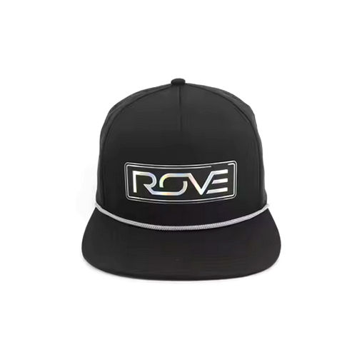 77mm Logo Sport Cap With Carbon Fiber Texture And Iridescent Color Patch