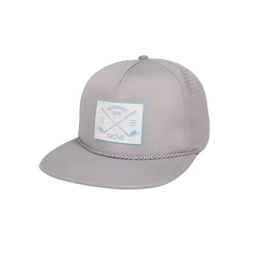 Custom Golf Cap With Rubber Logo For Stylish Sportswear
