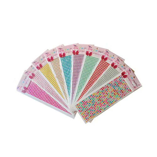 Diamond Stickers Bling Bling Thermal Transfer Printing Diy Sticker - Color: Multicolor