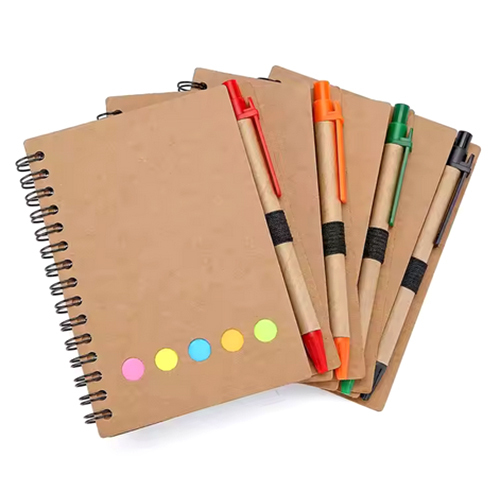 Customized Self Adhesive A5 A6 Journal Notebook With Pen And Sticky Note - Feature: Easy To Use