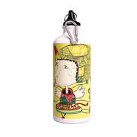 500ml Sport Aluminium Travel Water Bottle Custom Sublimation Sport Bottle - Color: White