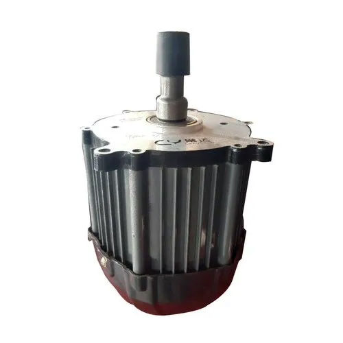 Single Phase E Rickshaw Motor - Color: Silver