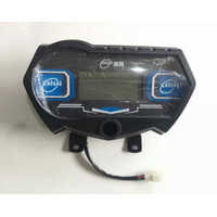 E Rickshaw Meter Digital - Plastic Body, 500 Gm , Black Color, 1 Year Warranty, Digital Display For E-rickshaw Tracking