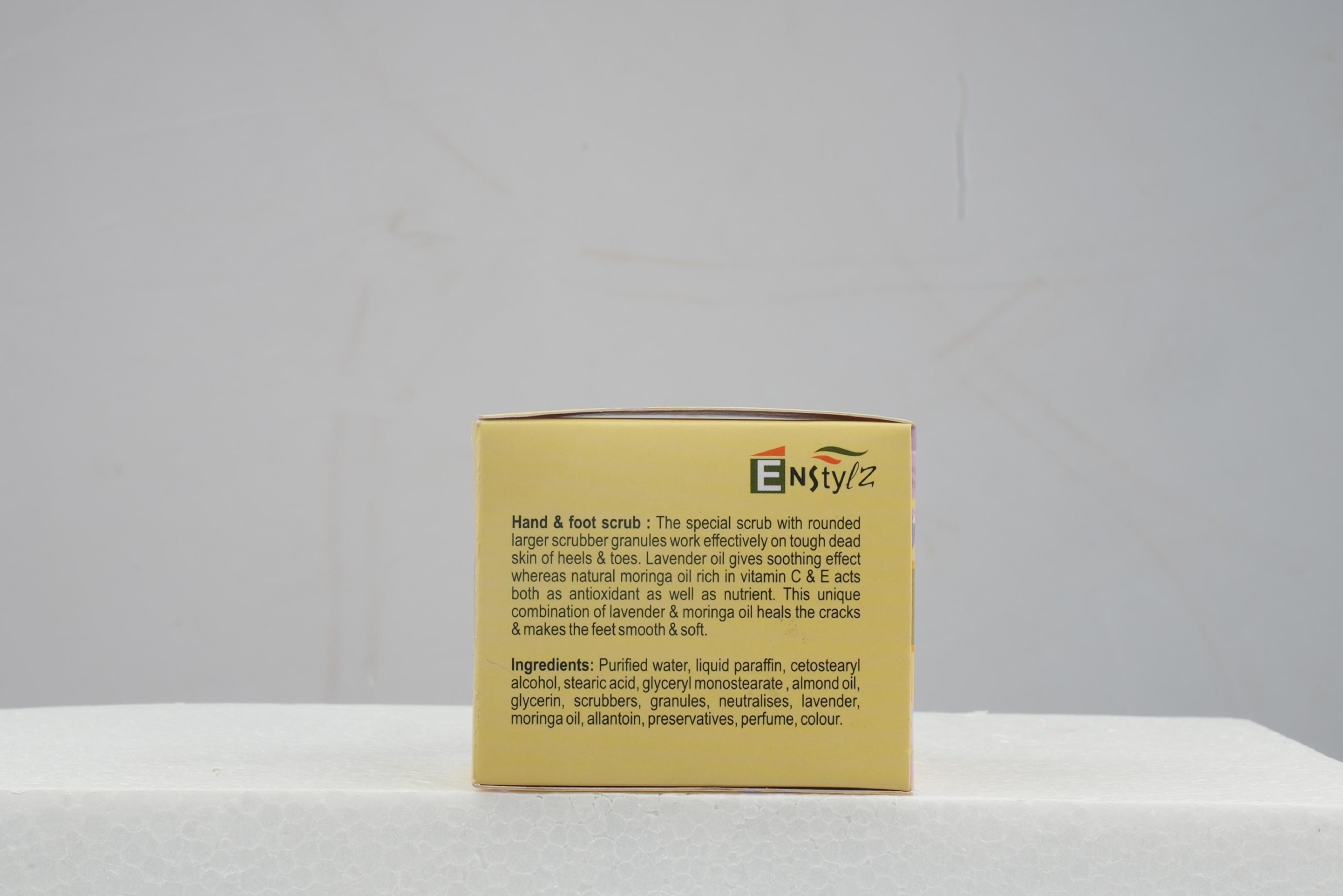 Hand And Foot Scrub - Color: White