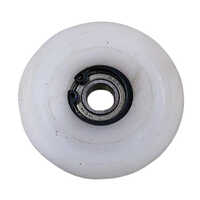 White Nylon Trolley Wheel - Nylon Material, Custom Sizes Available, Polished Finish, Custom Color Options | Ideal For Heavy-duty Industrial Applications