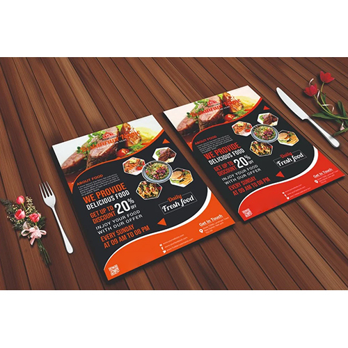 Restaurant Menu Card Printing Service