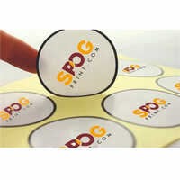 Round Cut Printed Sticker
