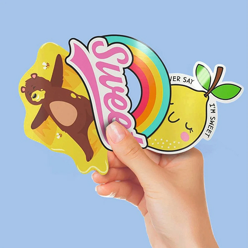 Custom Shape Cut Stickers - Color: Different Available