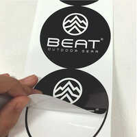 Pvc Sticker - High-quality Pvc Material, Customized Shape Options | Modern Attractive Adhesive, Printing Services Available