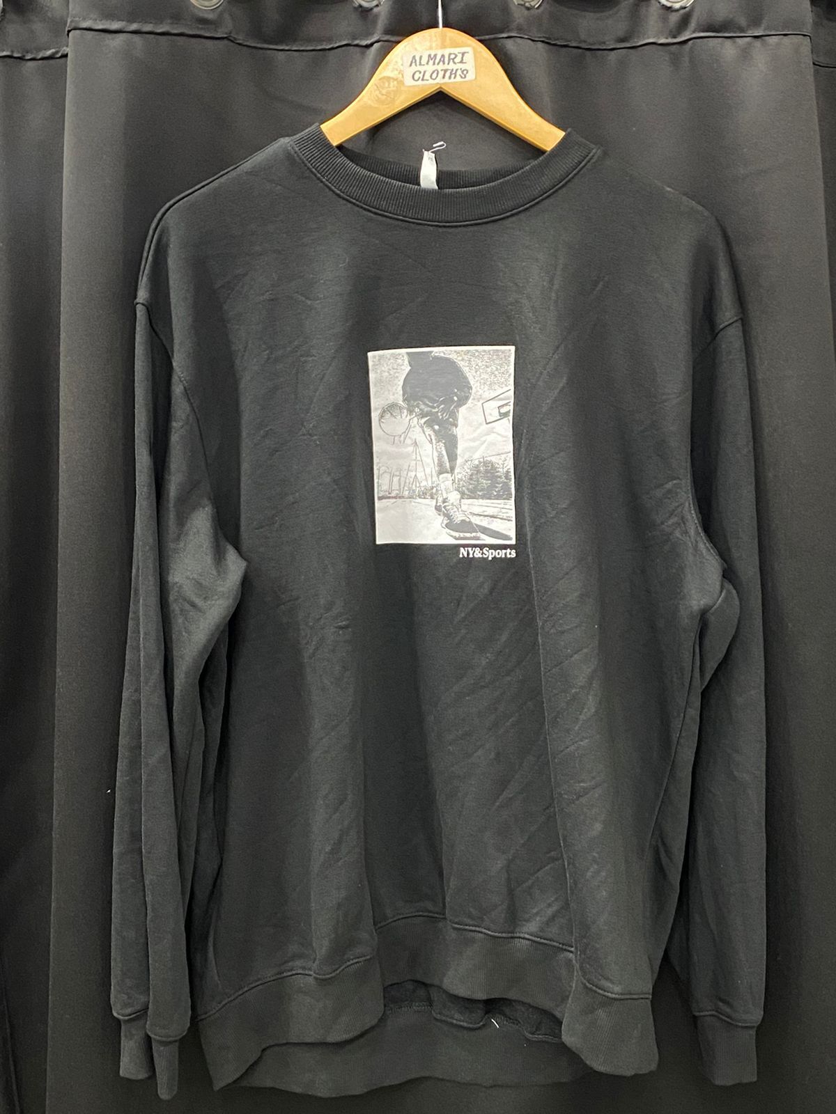 Sweatshirt Surplus H&m - Cotton Blend, Sizes: Xs-xxxl | O-neck, Long Sleeves, Printed Pattern, Available In All Colors For Men