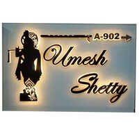 Aluminium Name Plate - Color: Different Available