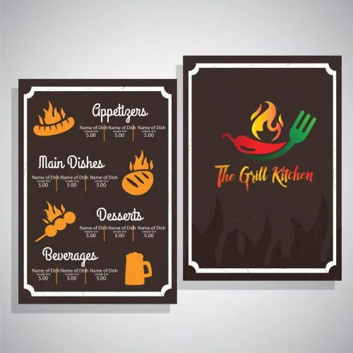 Printed Menu Card Priting Service - Automatic Grade: Manual