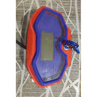 Digital Speedometer For E Rickshaw - Plastic Material, Polished Finish, Available In Red & Blue Colors | 1-year Warranty, Easy To Install & Operate