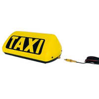 Taxi Roof Light - Abs Plastic Body | Bright Yellow Led, Long Lifespan, Energy-efficient, Easy To Install For All Vehicles