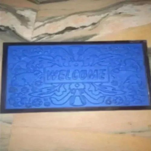 Rubber Door Mats - Color: Blue