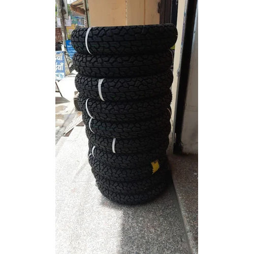 E Rickshaw Rubber Tyre - Diameter: 4.00 12 Inch (In)