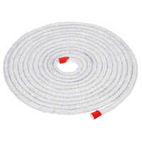 Ceramic Fiber Braided Rope - 20 Nanometers, White Color | Industrial Grade, Heat-resistant, Excellent Thermal Insulation, Durable Design